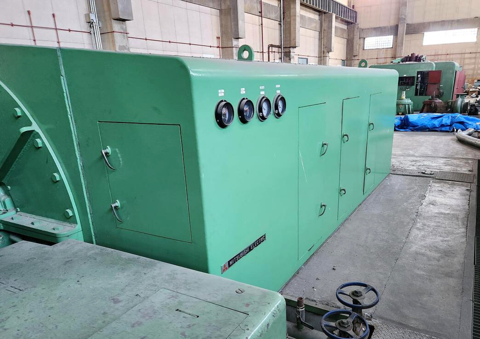 39 MW 1979 Used Mitsubishi Steam Turbine Power Plant Generator Sets 60 Hz; 11000 Volts; 3000 RPM